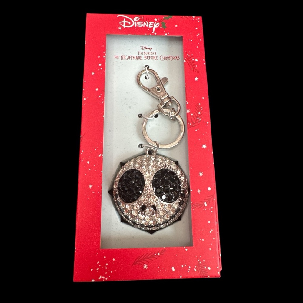 New in Box Disney Nightmare Before Christmas Bling Keychain